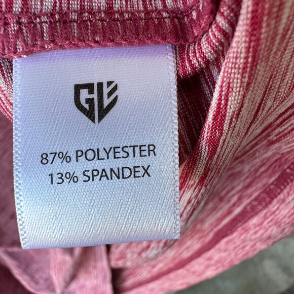 NWT Graham Luxe Mens Port Red Performance Quarter Zip Pullover Shirt Medium - Picture 5 of 7